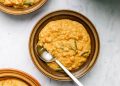 Creamy Curried Lentil Tomato and Coconut Soup